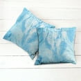thumbnail image 2 of Ambesonne Tribal Throw Pillow Cover 2 Pack, Watercolor Boho Feather Form, 24", Blue White, 2 of 6