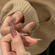 thumbnail image 4 of Adhesivos cortos para uñas Fake Nails HUOGUO con estampado de leopardo, 24 unidades, 4 of 4