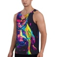 thumbnail image 2 of Salouo Neon Pop Art Pitbull for Men's Tank Tops,Sleeveless Muscle Shirts for Men Quick Dry Workout Tank Top Gym Muscle Tee Fitness Bodybuilding Sleeveless T Shirt-3X-Large, 2 of 7