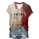 thumbnail image 1 of Tops Cortos para las Mujeres, Halloween Impreso V-Cuello Camiseta de Manga Corta, Tela de Imitación de Moda Casual, 1 of 3