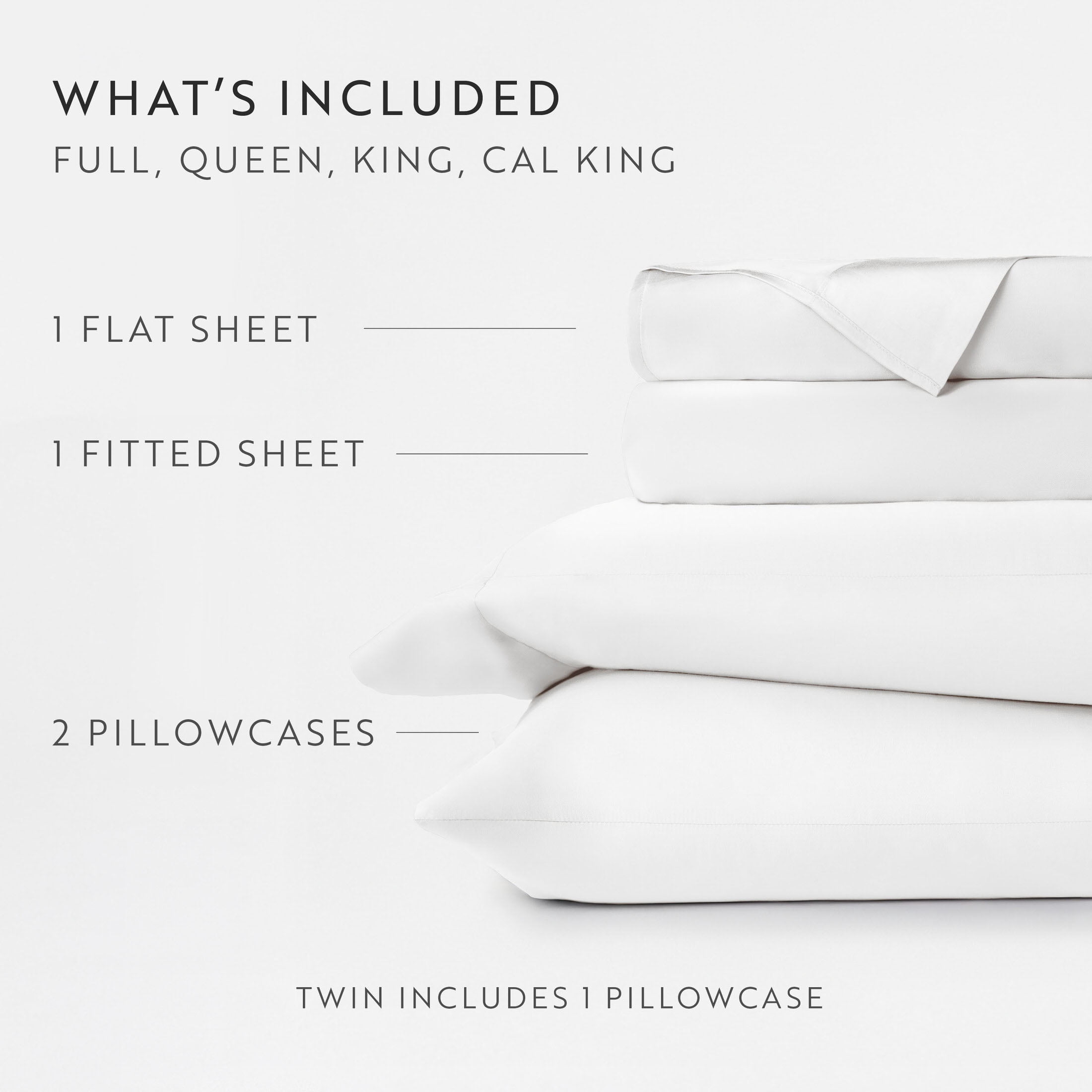 Noble Linens Rayon from Bamboo 4 Piece Luxury Bed Sheet Set, White, Queen