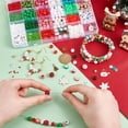 thumbnail image 3 of 2037pcs Christmas Beads Kit Glass Spacer Beads Acrylic Beads Enamel Pendants Moose Christmas Trees Green Red Beads for Bracelet Necklace Making DIY Crafts Jewelry Making Colorful, 3 of 6