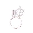 thumbnail image 4 of 2pcs Clover Keychain Thank You Words Gift Key Pendants Key Hanging Decoration Key Holder for Men Women (Pattern 1), 4 of 6