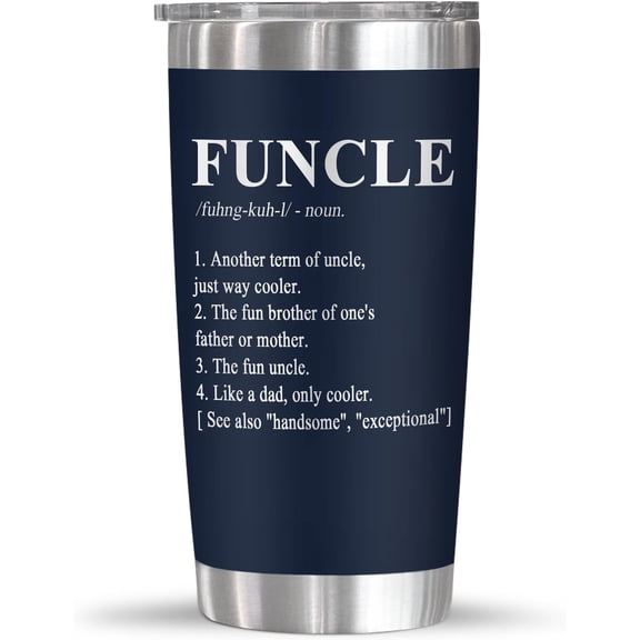 Uncle Gifts From Niece, Nephew, Gifts For Brother, Christmas, Father''s Day Gifts For Uncle, Uncle Tumbler Gift Ideas, Funny Uncle Birthday Gifts, Presents For Uncle, 20 Oz Stainless Steel Tumbler