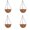 Brown-4Pcs, variant on 2Pcs Hanging Planters with Coco Liners Round Hanging Basket for Plant Outdoor Metal Wire Flower Pot Holder with Hook Chain for Deck Porch Garden Balcony Boho Decor 9.8x23.6 Inch Brown