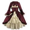 Robe de Princesse pour Femmes Robe Victorienne Renaissance Robes Vintage Médiévales Douce Lolita Robe de Bal Cosplay Robe de Demoiselle d'Honneur