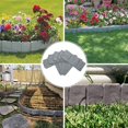 thumbnail image 3 of PP Imitation Stone Garden Fence- Garden Simulation Fence Plastic Foldable Splicing Fence Garden Gardening Grass Courtyard Decoration, 3 of 14