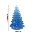 thumbnail image 3 of Christmas Ornaments 2025 Christmas Tree Shaped Crystal Gravel and Resin Decorations Colorful Desktop Ornament for Family and Friends, 3 of 6