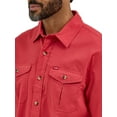 thumbnail image 4 of Wrangler® Men's Relaxed Stretch Short Sleeve Shirt, Sizes S-5XL, 4 of 5