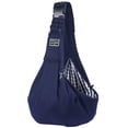 thumbnail image 1 of Transportín para mascotas, bolso portátil para perros y gatos, libera tu mano, bolso de hombro ajustable, adecuado para perros de tamaño pequeño (azul), 1 of 5