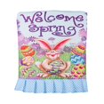 thumbnail image 2 of Funda trasera para silla de Pascua, funda de asiento, decoración ligera, protector de silla portátil, funda para silla de comedor para restaurante y Estilo A Macarena Cubierta del respaldo del asiento, 2 of 8
