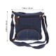 thumbnail image 2 of Bolso bandolera de mezclilla Bolso de hombro Bolso de bolsillo frontal informal para mujer (Azul vaquero), 2 of 5