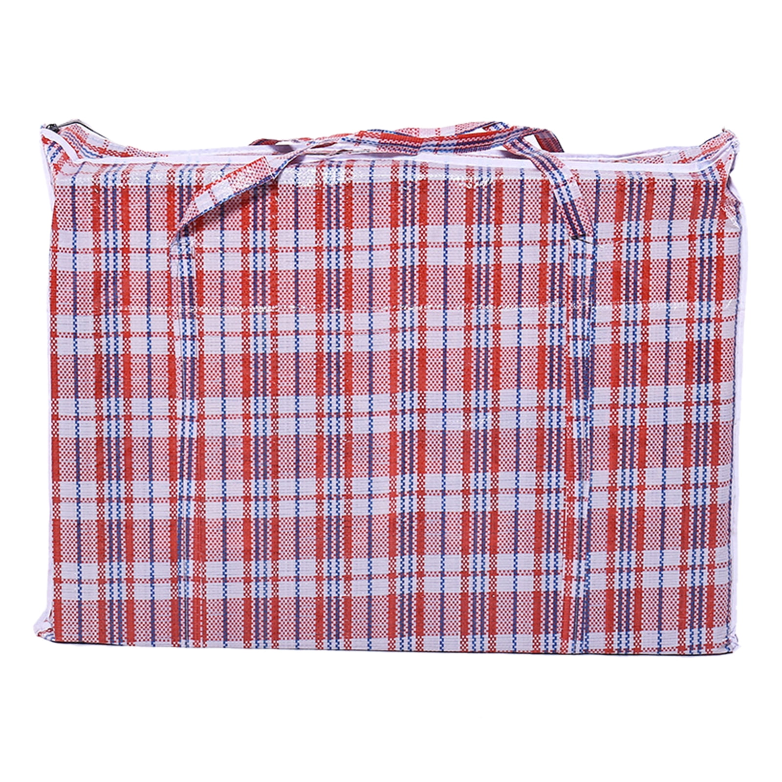 Reusable Plastic Jumbo Laundry Zipped Large Strong Shopping Home