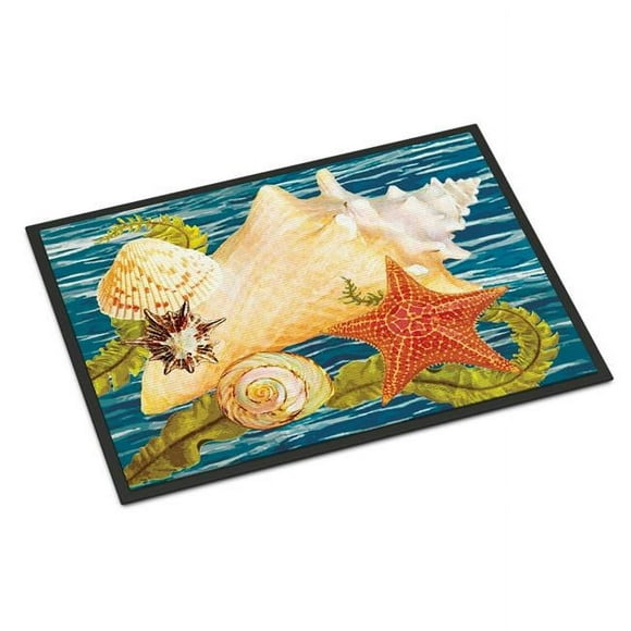 Carolines Treasures PRS4057JMAT 24 x 36 in. Conch Starfish & Cockle II Indoor or Outdoor Mat