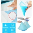 thumbnail image 5 of Extra Large Thicker Pet Training and Puppy Pads Doggy Pee Wee Poop Ultra Absorbent Housetraining Disposable Waterproof Mats for Dogs Cats Small Animal Indoors Travel Blue (Size XL 20PCS), 5 of 6