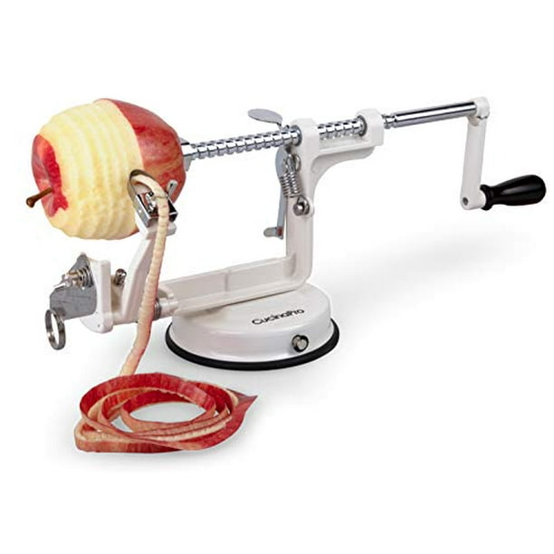 Apple Peeler and Corer by Cucina Pro Fruit Slicer and Potato Peeler