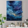 thumbnail image 4 of UXIEQU Abstract Starry Night Sky Ocean Canvas Wall Art Print 15.75x11.81 Inches, 4 of 8