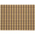 thumbnail image 3 of Rectangle Tablecloth with Wave Lace 60x84 Inch, Gold Brown Tartan Check Plaid Tablecloths Rectangular Water Resistant Spill Proof Table Cloth Cover Polyester Table Cover for Restaurant, Picnic, 3 of 8