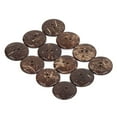 thumbnail image 2 of Ornament Buttons, 50 Pcs 25mm Round 2 Hole Wooden Buttons Composite Wood  For Art Project, 2 of 8