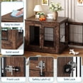 thumbnail image 3 of 31.5 x 23.62 x 25.98-pulgada dog house cage side end para small y medium dogs, 3 of 7
