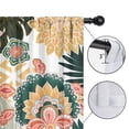 thumbnail image 4 of Blackout Kids Curtains,Tropical Pioneer Flower Pattern Childrens Insulated Curtains Set Of 2,Bedroom Essentials,Toddler Room Decor 42x54in(106x137cm), 4 of 5