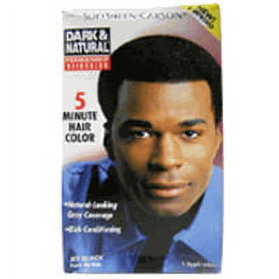 Dark And Natural Permanent Hair Color, Jet Black - 1 Kit