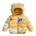 thumbnail image 1 of Kids Toddler Girl Boy Light Down Coat Baby Cartoon Winter Snowsuit Jacket 1-6 Years, 1 of 5
