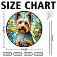 thumbnail image 3 of 89Bloom Silky Terrier Window Hanging Stained Glass, Silky Terrier Suncatchers for Windows Stained Glass, Stained Glass Dog suncatcher, Dog Stained Glass, 3 of 8
