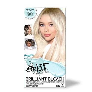 Splat Brilliant Bleach Blonde Kit, Total Cream, One Application