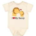 thumbnail image 3 of Inktastic I Love My Nanny Boys or Girls Baby Bodysuit, 3 of 5
