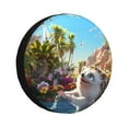 thumbnail image 1 of Balery Playful Hedgehog Forest Pond Cubiertas para Neumáticos - Protector Resistente para Neumáticos de Camioneta, SUV, Remolque, Camper y RV-14 inch, 1 of 6