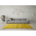 thumbnail image 3 of Ahgly Company Indoor Rectangle Persian Yellow Traditional Area Rugs, 5' x 7', 3 of 4