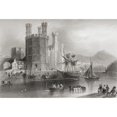thumbnail image 2 of The Eagle Tower Caernarfon Castle Gwynedd Wales In The 19Th Century From The History Of England Published 1859, 2 of 2