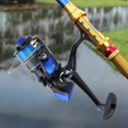 thumbnail image 2 of Fishing Reel, Spinning Reel Exquisite Workmanship Beautiful Metal Grip Handle Practical Durable For Fishing ANGGREK Otros, 2 of 8