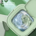 thumbnail image 5 of Mrmaere Portable Washing Machine Foldable Mini Washing Machine, Small Washing Machine for Underwear, Baby Clothes, Suitable for Apartments, Dormitories, Camping, Travel Green, 5 of 9
