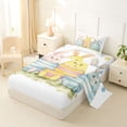 thumbnail image 2 of Erosebridal Rabbit Eggs Kids Twin Sheet Sets, Happy Easter Bedding, 3-Piece, 2 of 5