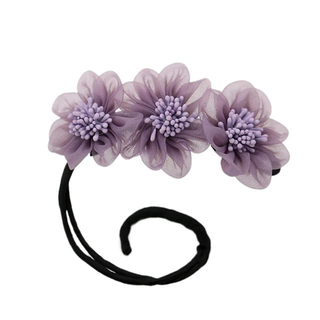 Elegante Broche De Horquilla Para Mujer, Diadema Para Fiesta De Baile, Compromiso, Boda, Horquilla De Flor Perezosa Advancent CE008915-03
