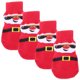 thumbnail image 3 of ColoMX 4 Uds. Calcetines navideños para mascotas, calcetines cálidos antideslizantes para mascotas, calcetines compactos de Navidad para perros, suministro para cachorros, 3 of 8