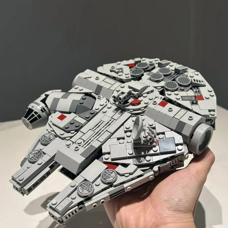 1579PCS Dark Falcon Star Ship Building Blocks - Advanced DIY Space Model for Adult Hobbyists