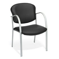 OFM Danbelle Series Model 414-VAM Contract Reception Chair, Anti-Microbial/Anti-Bacterial Vinyl, Black