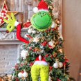 thumbnail image 2 of Decoración de árbol de Navidad con patas de Navidad, muñeco verde Eif, monstruo, cabeza Grinched, conjunto de patas, adornos para niños, regalo de Año Nuevo, 2 of 4