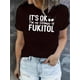 thumbnail image 1 of Camisetas de manga corta con estampado para niñas y niñas, de algodón, cómodas para uso diario, playera simple de veranoEnglish Simple Pill Pattern Print Women's Fashion Trendy Round Neck Short Slee, 1 of 6