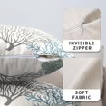 thumbnail image 4 of Summer Beachy Pillow Covers 16x16 Set of 2 Coastal Coral Throw Pillow Covers Seashell Starfish Pillow Case for Living Room Bedroom Home Decor, Cotton Linen, 4 of 6