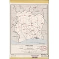 thumbnail image 1 of 24"x36" Gallery Poster, cia map of the Ivory Coast 1961, 1 of 1