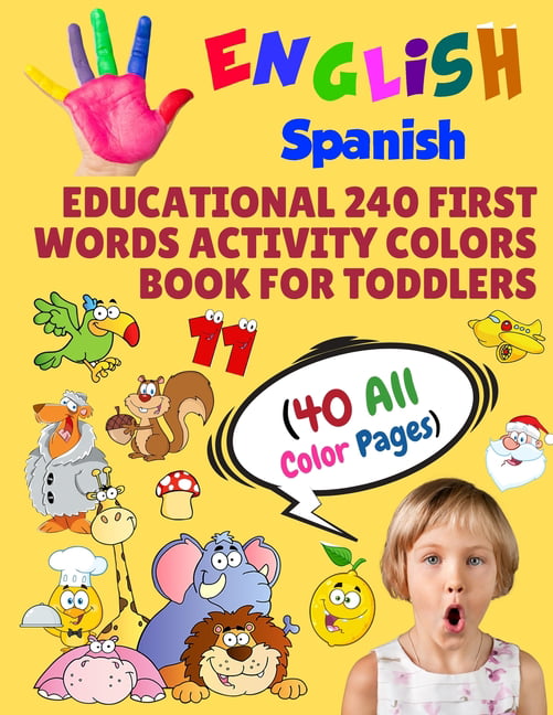 Numbers & Colors 2 Pre-K Eng/Spanish Combo Books Pronunciations Included 