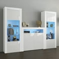 thumbnail image 1 of Milano Set 2D-BK-BK Modern Wall Unit Entertainment Center, 1 of 3