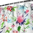 thumbnail image 4 of Waterproof Pioneer Shower Curtain 84x72 Inch Polyester Unique Colorful Floral Shower Curtain for Bathroom Hotel Home Decor with 12 Plastic Hooks, 4 of 5