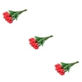 thumbnail image 1 of Injueey 10 paquetes / lote Versátiles flores de PU para coronas - Bajo mantenimiento Exquisito hecho a mano No tóxico para gatos y perros Type1 NO1, 1 of 6