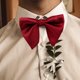 thumbnail image 4 of unbranded Pajarita Roja Para De En Poliéster Para Y Tuxedos, 4 of 8