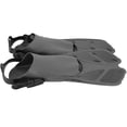thumbnail image 4 of Kmbangi Ensemble de Palmes de Plongée Unisexe, Palmes de Plongée à Sangle Réglable avec Sac en Filet pour Snorkeling Natation, 4 of 9